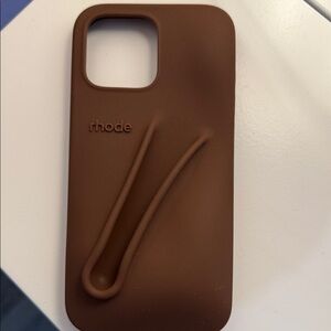 RHODE Chocolate Brown Phone Case! IPhone 16 Pro Max!